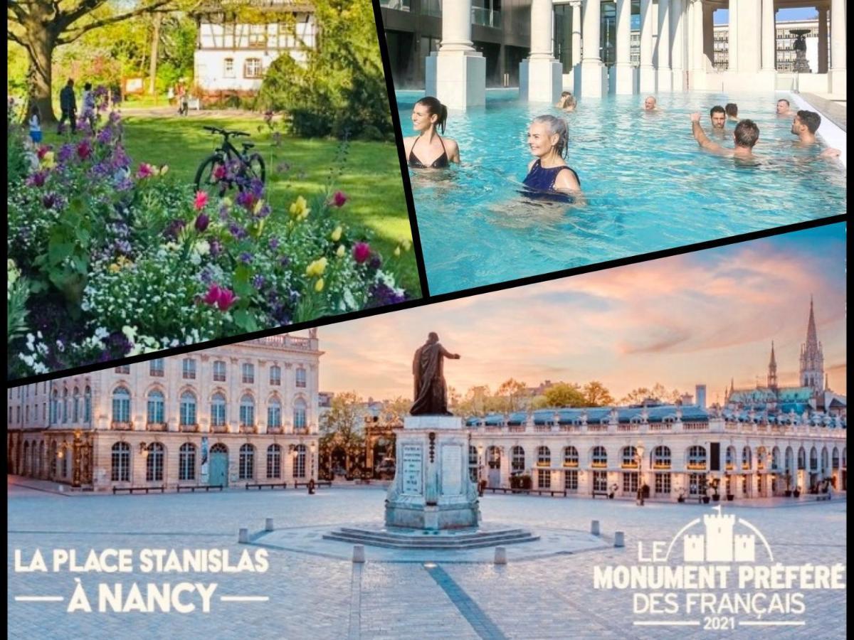 Proche Nancy Centre, A Quelques Pas Des Thermes Et Du Campus Artem, Appartement Calme Avec Parking Gratuit Exterior foto