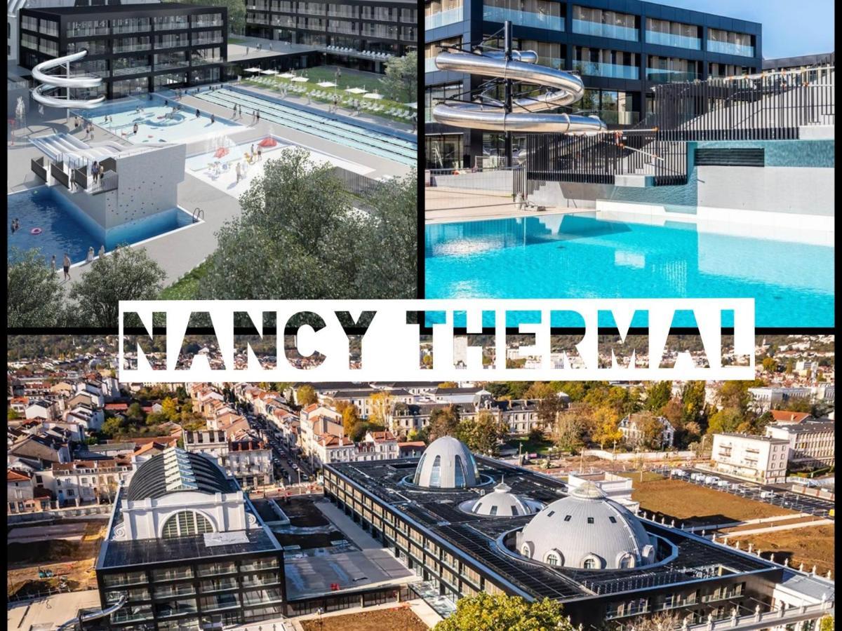 Proche Nancy Centre, A Quelques Pas Des Thermes Et Du Campus Artem, Appartement Calme Avec Parking Gratuit Exterior foto
